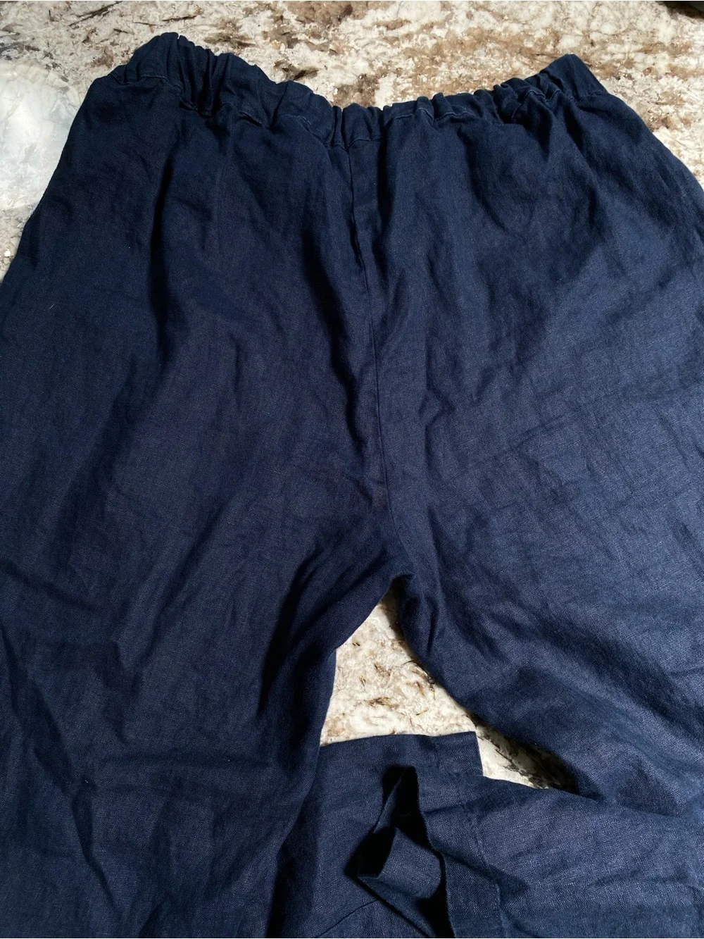 Quince 100% European Linen Tapered Ankle Pants Women’s M